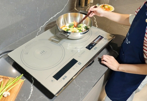 Bếp từ đôi lõi đồng Kaiyo, model KIH-407 KIH-4076
