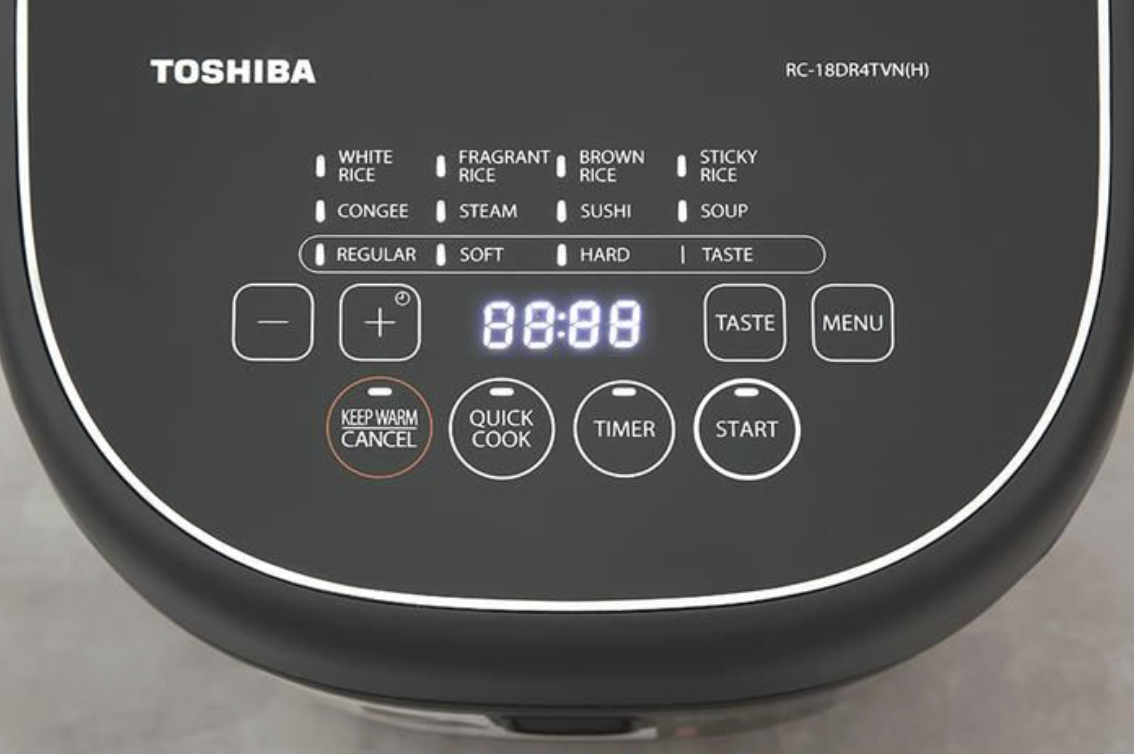 Nồi cơm điện tử Toshiba 1.8 lít RC-18DR4TVN(H)