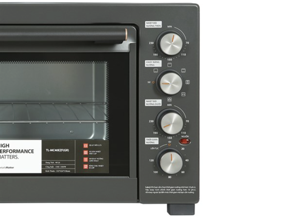 Lò Nướng Thùng Toshiba 40 Lít TL-MC40EZF(GR) – Chính Hãng Cao Cấp