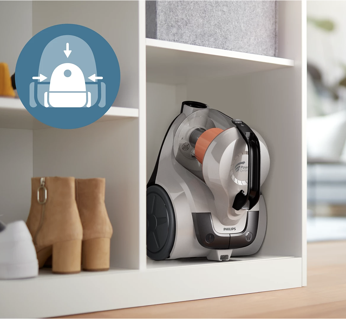 Máy Hút Bụi Dạng Hộp Không Túi Philips Series 1000 XB1012/10