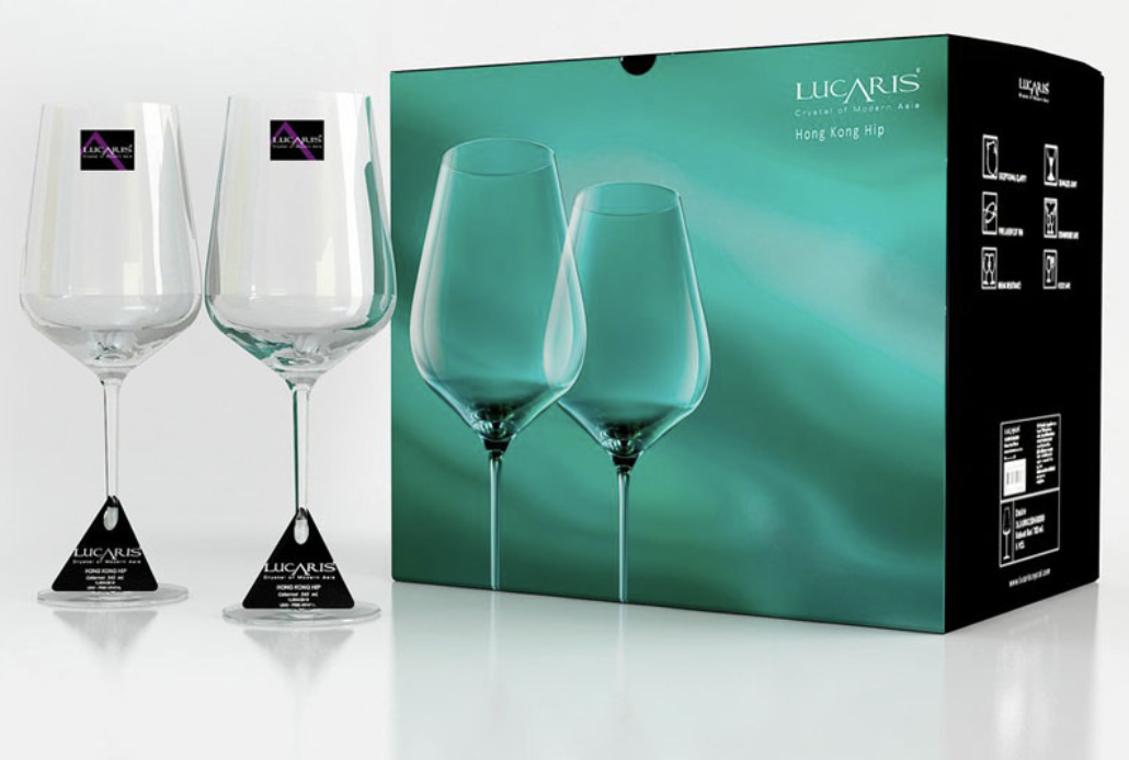 Ly Rượu Vang Cao Cấp Lucaris Hong Kong Hip Cabernet 1LS04CB19E