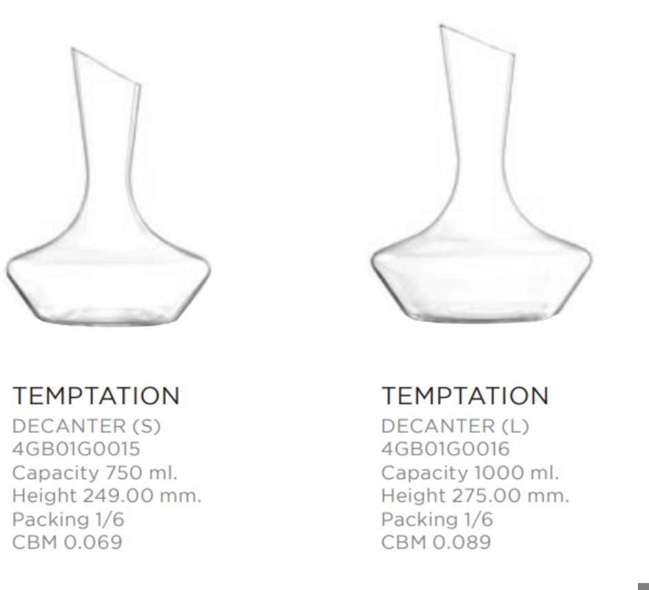 Bình Thở Rượu Vang Cao Cấp Lucaris Temptation Decanter 4GB01G0016