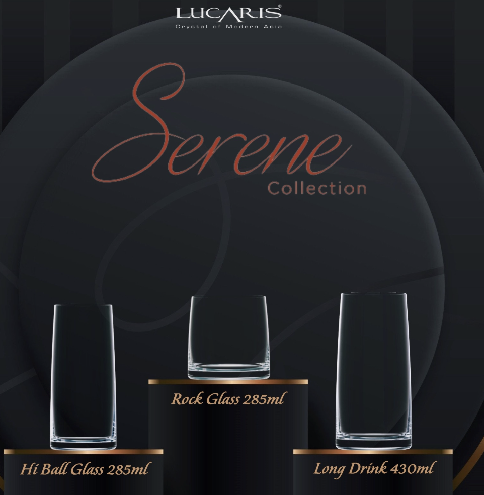 Ly Cocktail Cao Cấp Lucaris Serene Long Drink 1LT17LD15