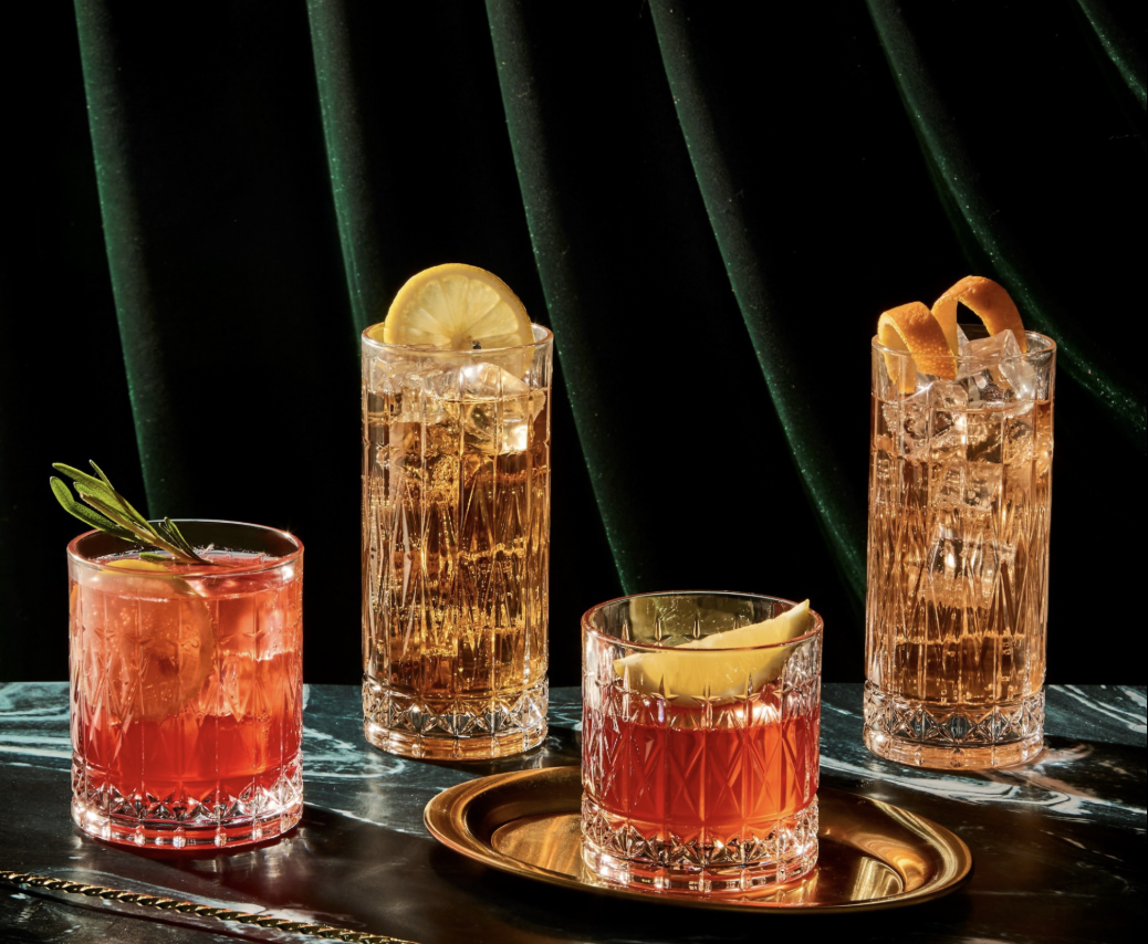 Ly Rượu Whisky Cao Cấp Lucaris Opulence Sapphire Double Rock LP25DR12