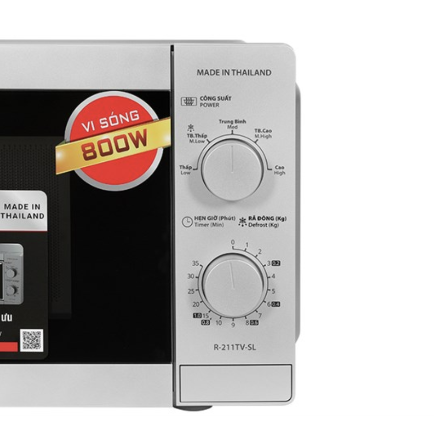 Lò Vi Sóng Sharp R-211TV-SL 21 Lít 800W