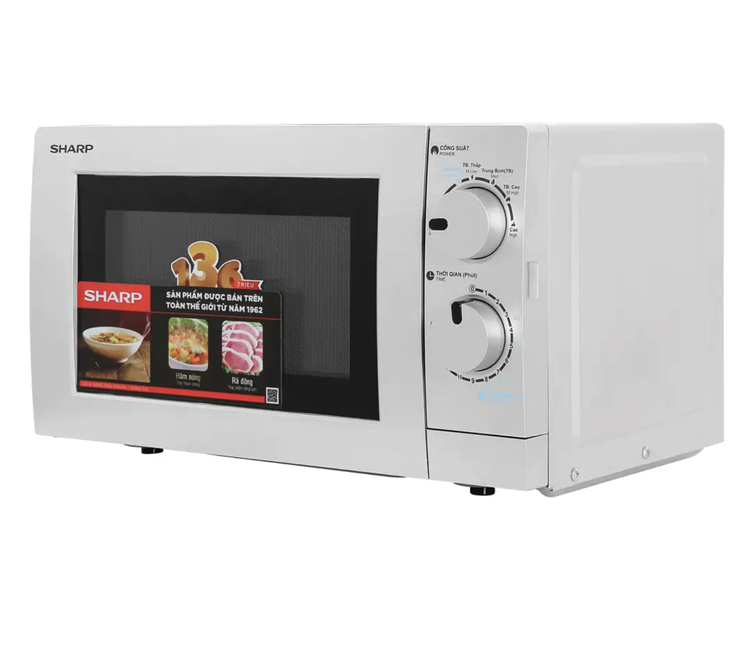 Lò Vi Sóng Sharp R-207VN-SL 20 Lít 700W