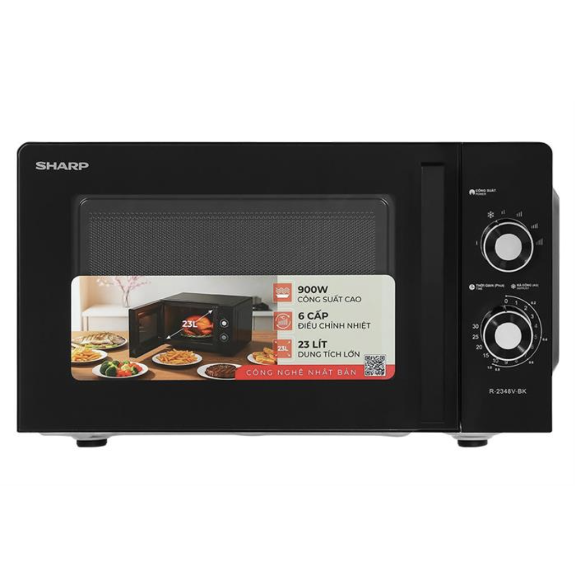 Lò Vi Sóng Sharp R-2348V-BK 23 Lít 900W