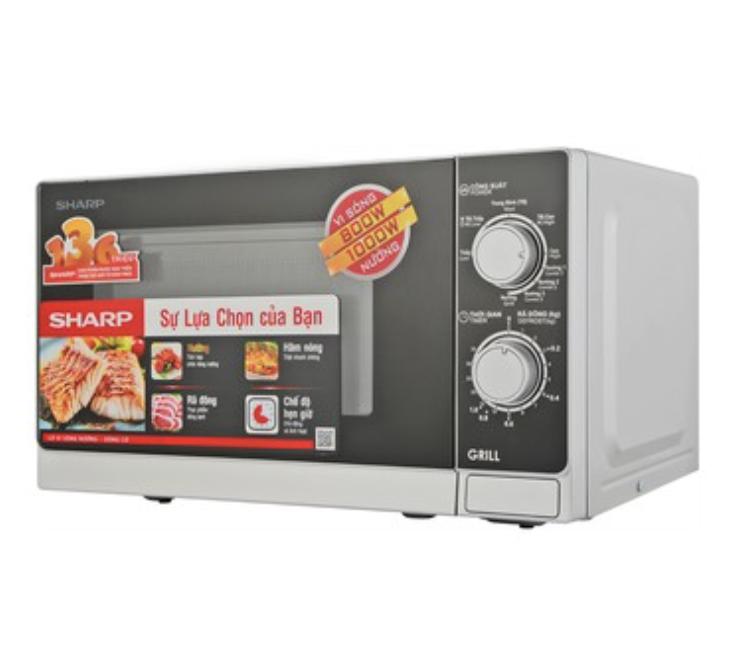 Lò Vi Sóng Có Nướng Sharp R-G222VN-S 20 Lít 800W
