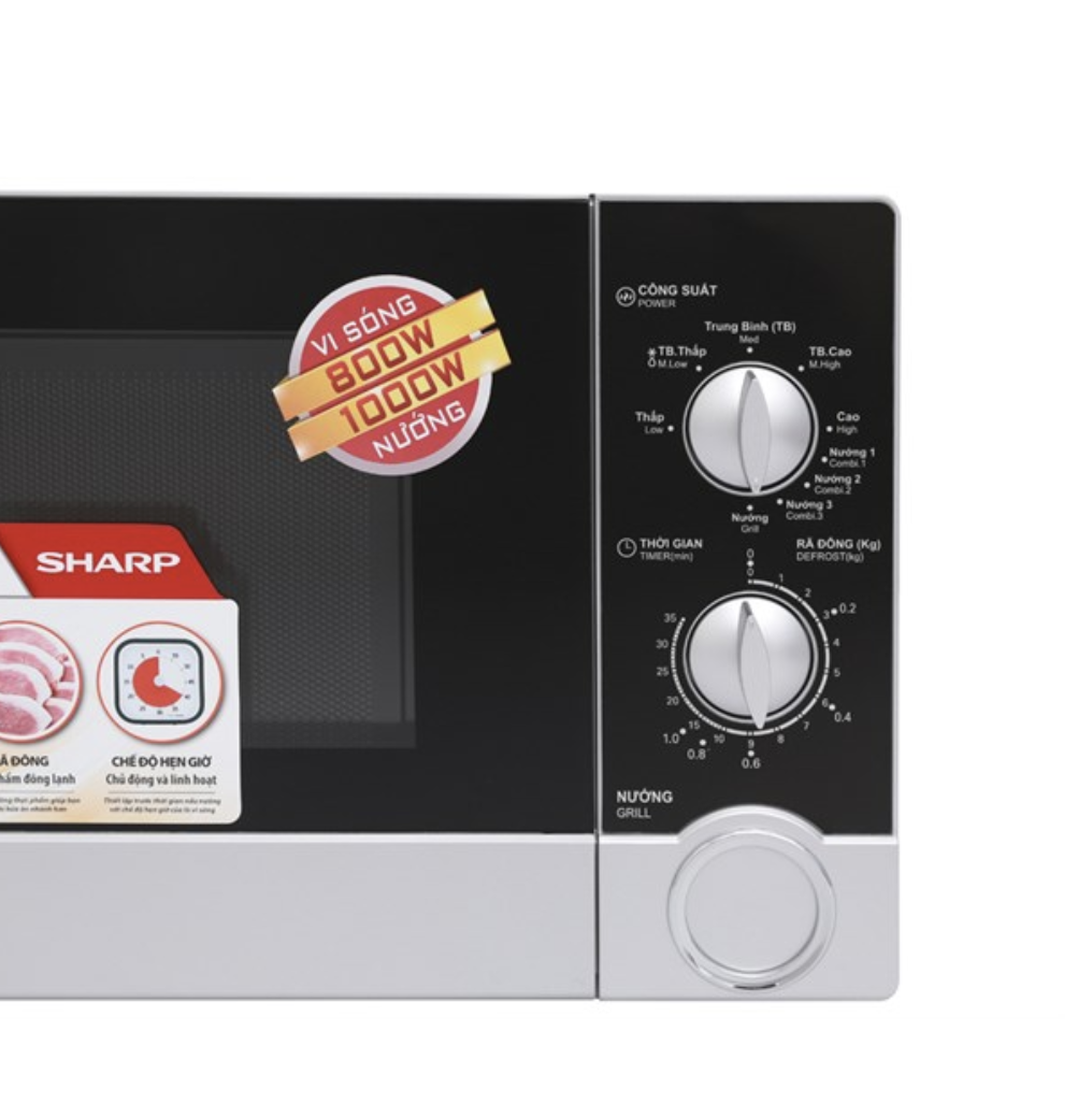 Lò Vi Sóng Có Nướng Sharp R-G302VN-S 23 Lít 800W