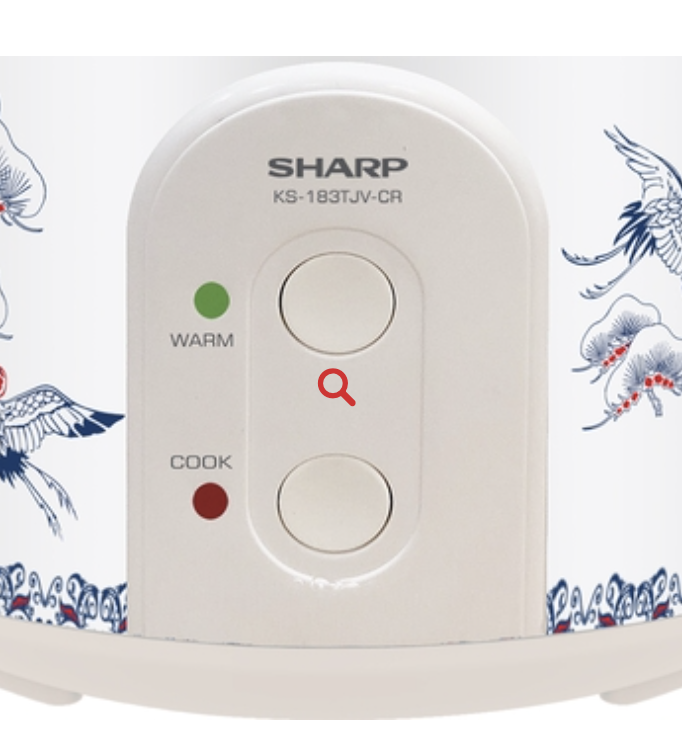 Nồi Cơm Điện Sharp KS-183TJV-CR 1.8 Lít