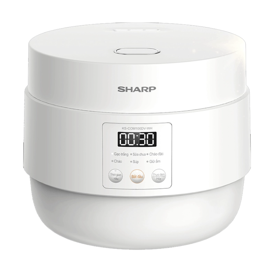 Nồi Cơm Điện Sharp KS-COM100DV-WH 1.0 Lít