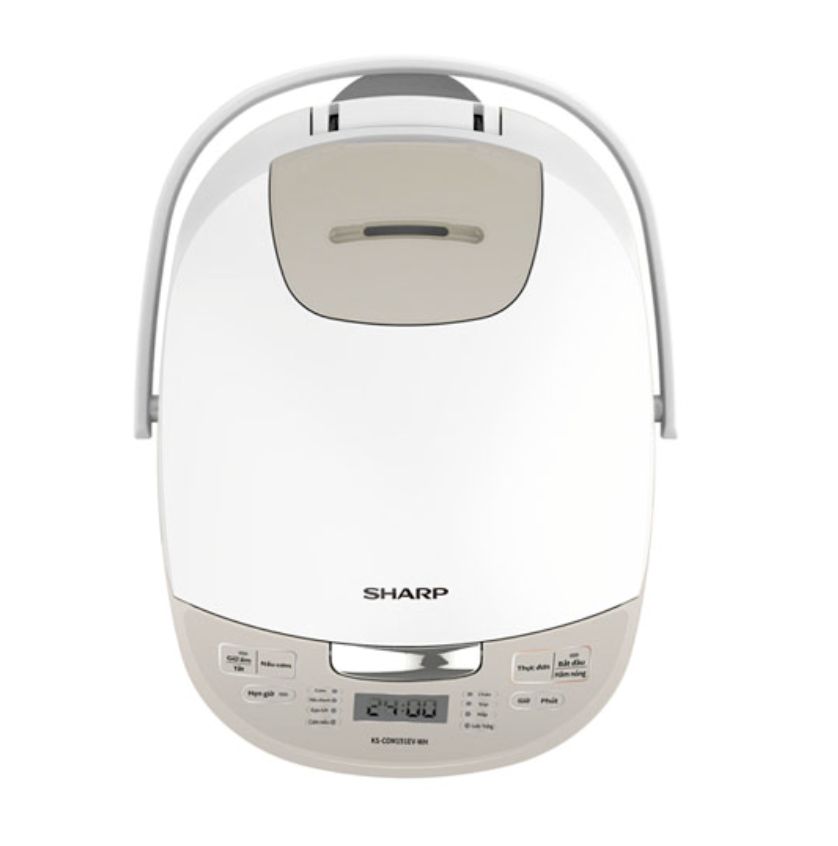 Nồi Cơm Điện Tử Sharp KS-COM191EV-WH 1.8 Lít