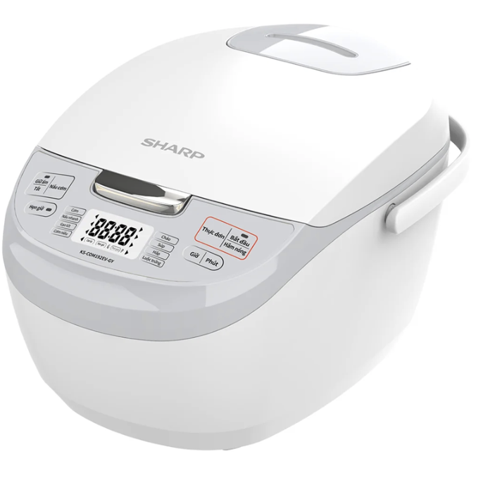 Nồi Cơm Điện Tử Sharp KS-COM192EV-GY 1.8 Lít