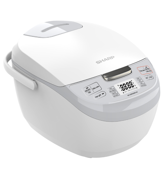 Nồi Cơm Điện Tử Sharp KS-COM192EV-GY 1.8 Lít