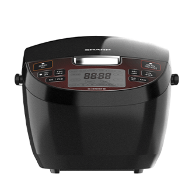 Nồi Cơm Điện Tử Sharp KS-COM193EV-BK 1.8 Lít