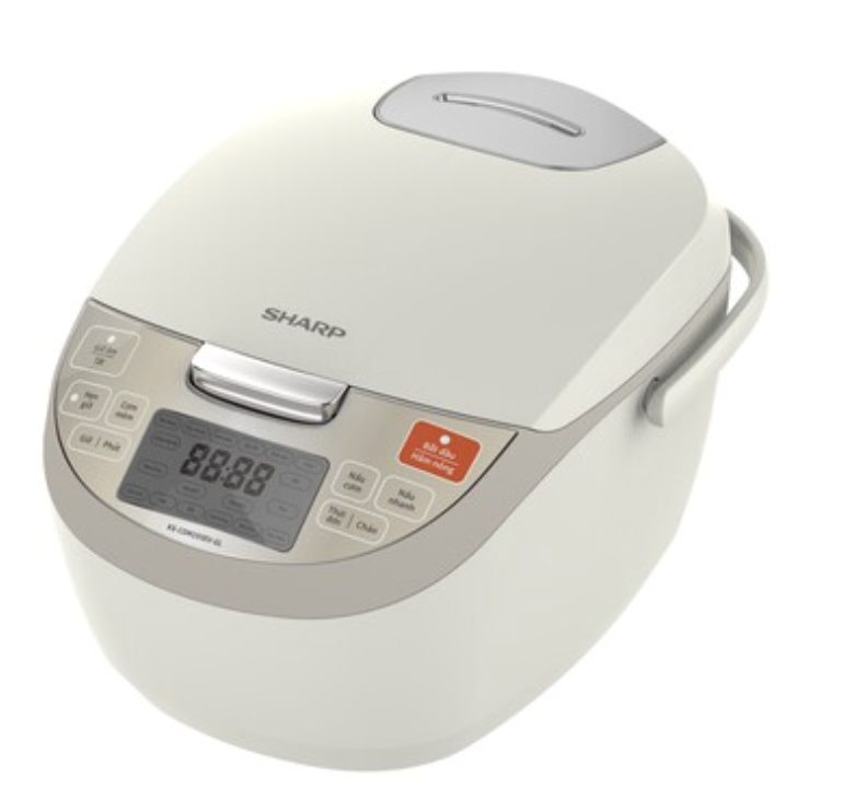 Nồi Cơm Điện Tử Sharp KS-COM193EV-GL 1.8 Lít