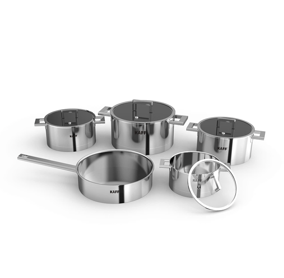 Bộ Nồi Chảo Inox 304 KF-DIAMOND 09304 Luxury 5 Món 9