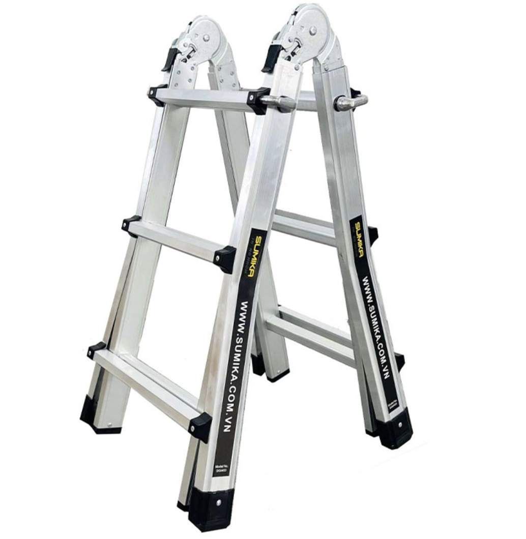 Thang Nhôm Chữ A Rút Lồng Sumika SKM403