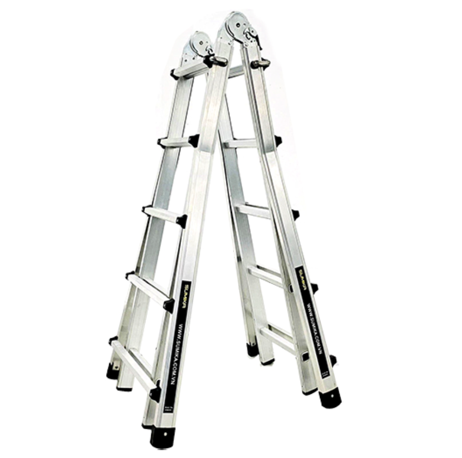 Thang Nhôm Chữ A Rút Lồng Sumika SKM405