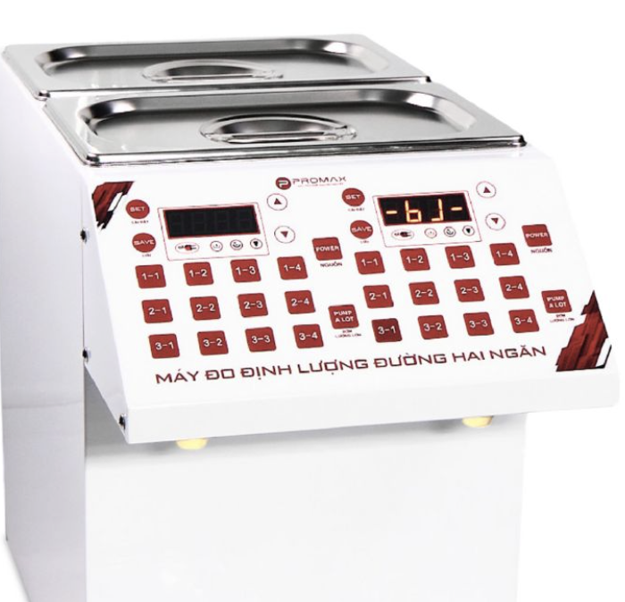 Máy định lượng đường sữa 2 ngăn Promax PA-S24