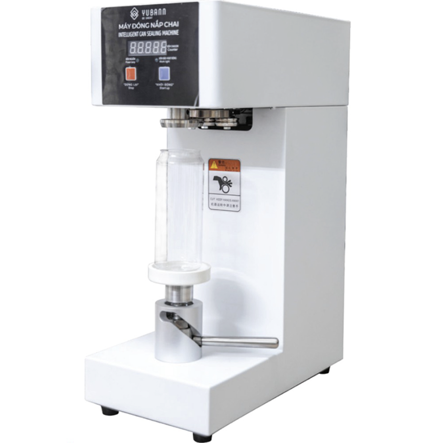 Máy đóng nắp chai lon tự động Yubann YB-QLS180