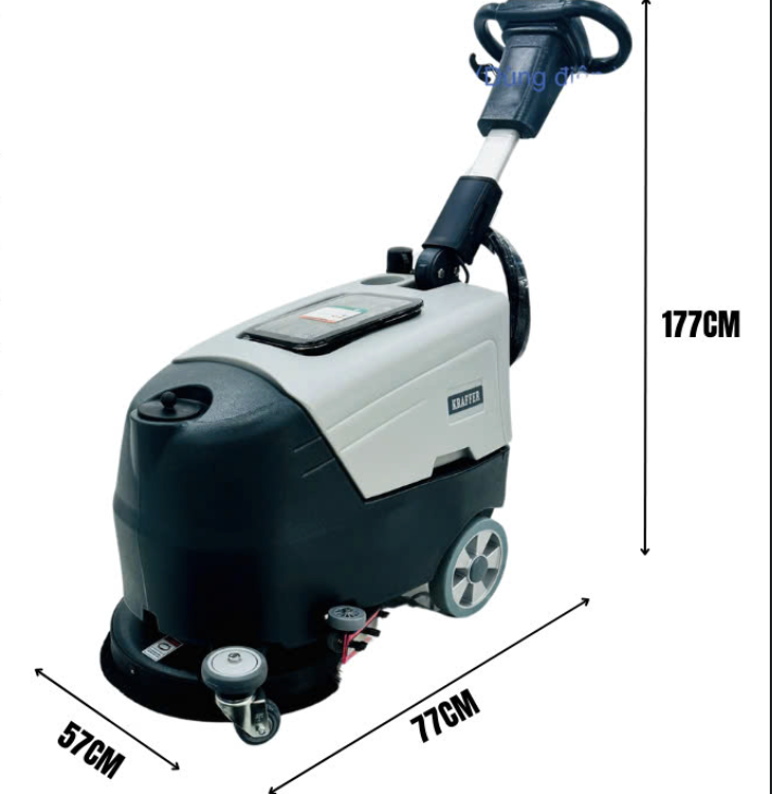 Máy lau sàn nhà Kraffer KF450B dùng bình