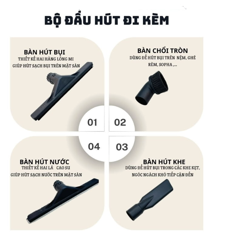 Máy hút bụi công nghiệp HiClean HC30 NEW