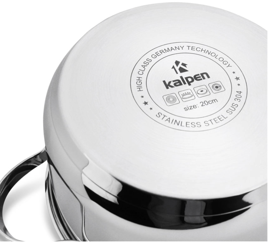 Nồi Inox 5 lớp đáy Kalpen Lermat L24