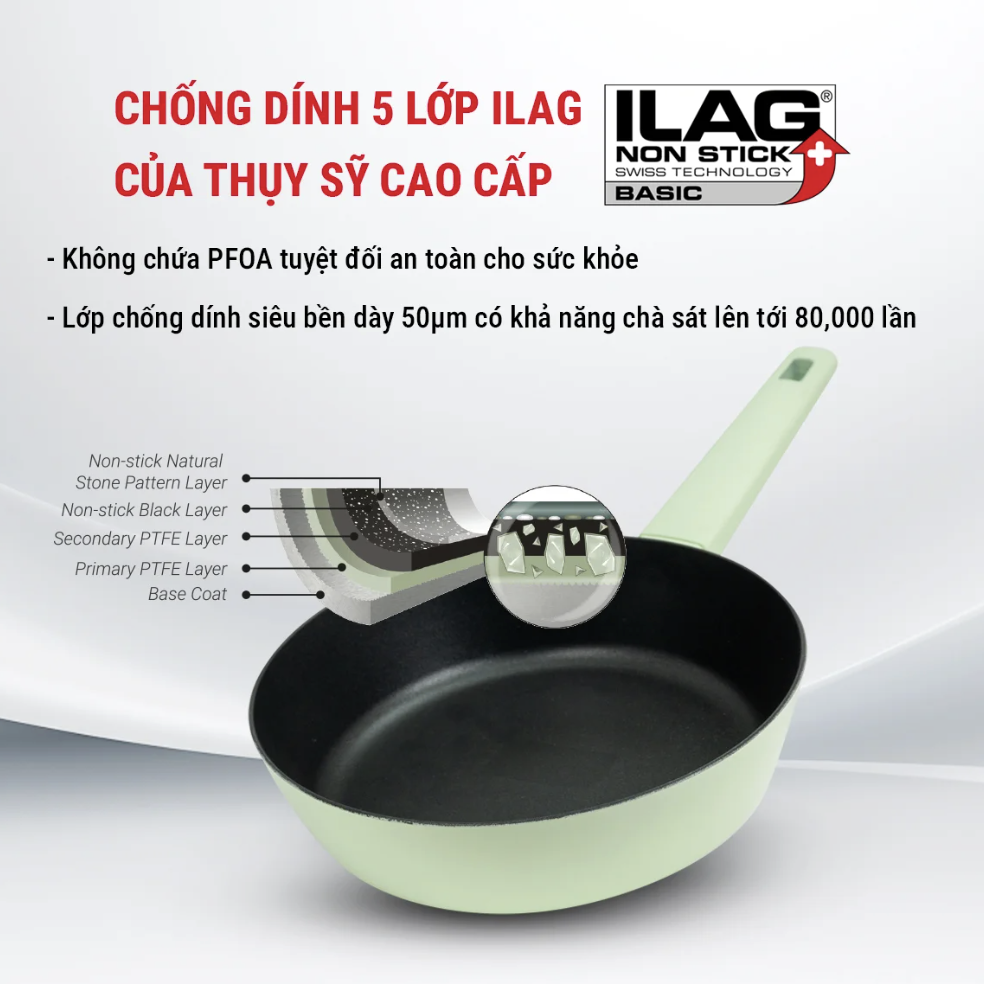 CHẢO CHỐNG DÍNH ILAG KALPEN EDER X24