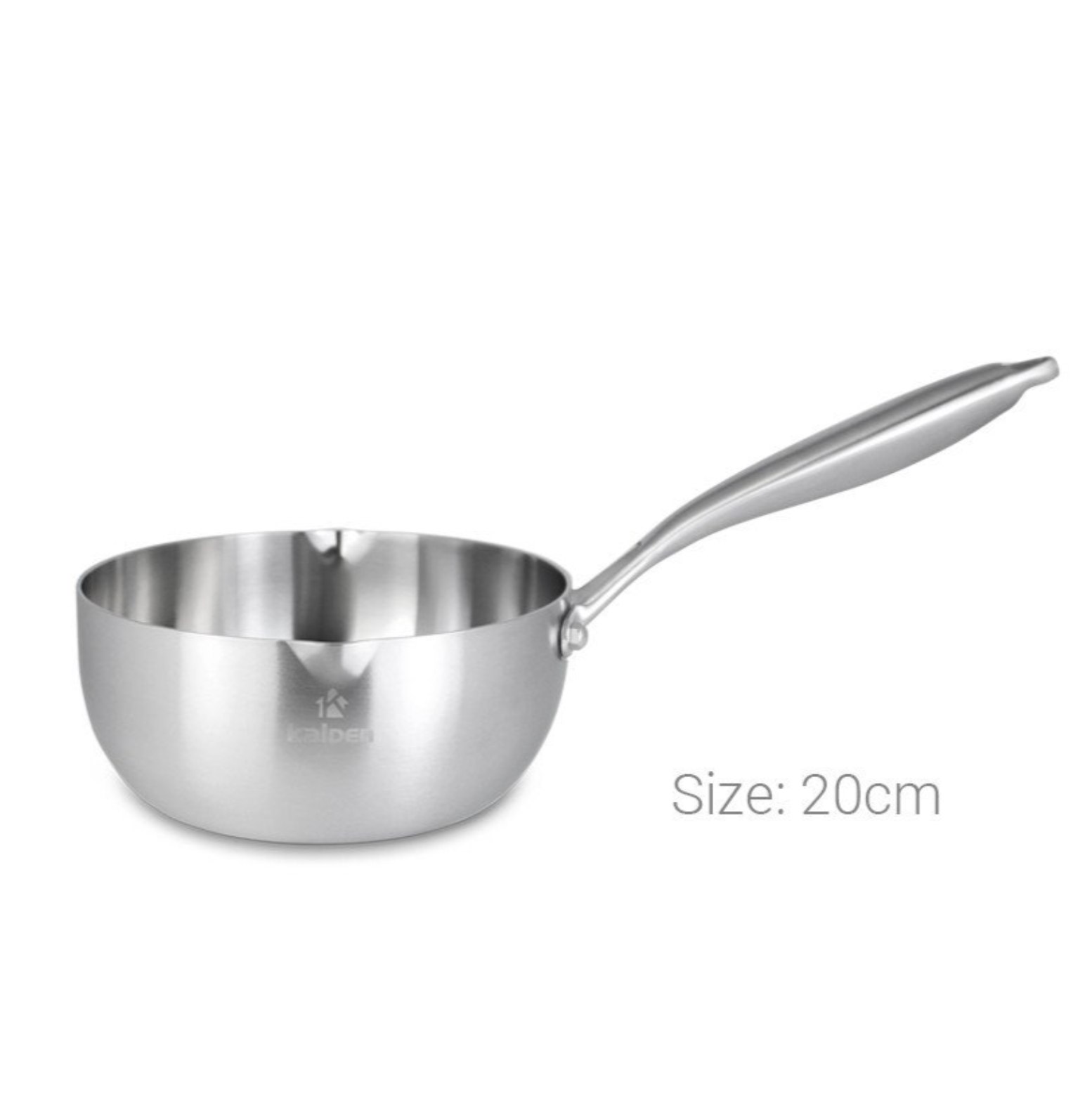Chảo Inox 304 Liền Khối Miệng Rót Kalpen Lager LG20