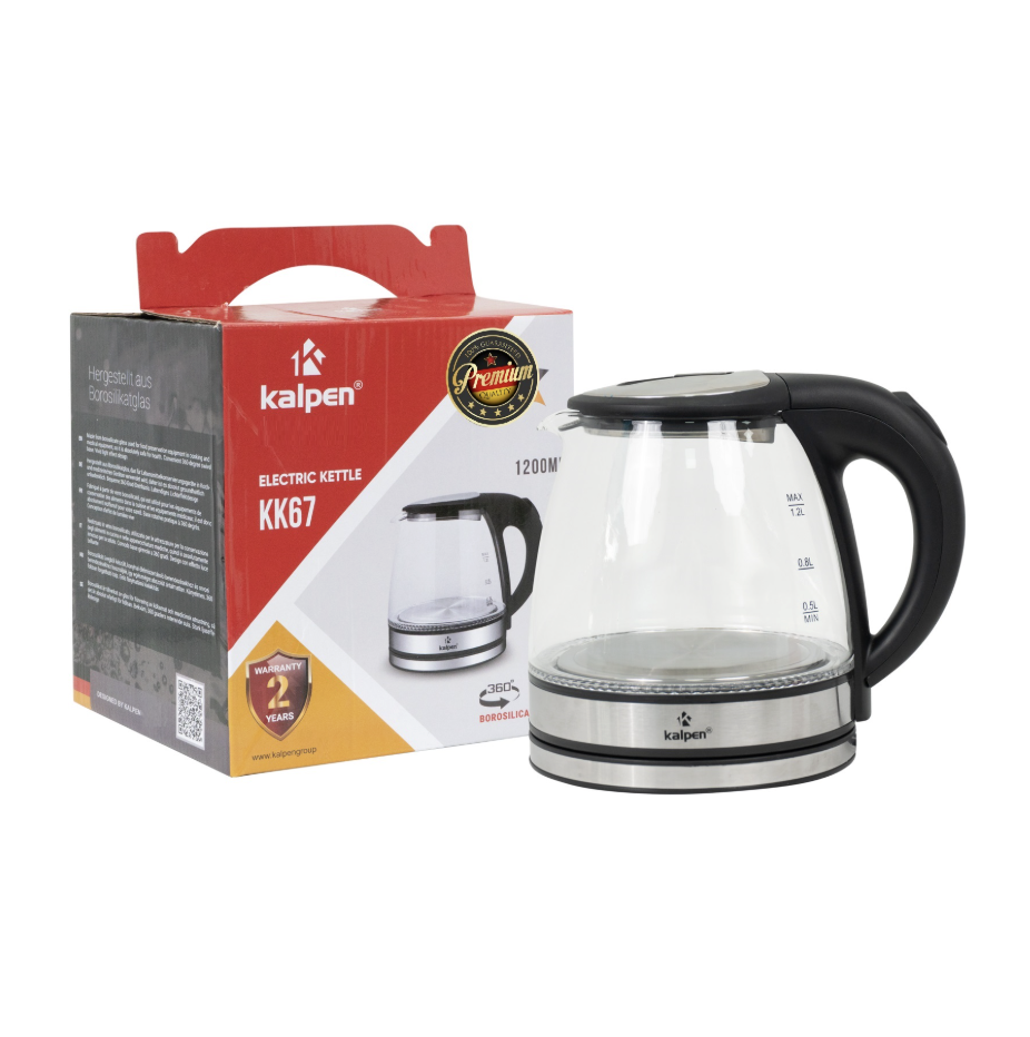 Ấm đun siêu tốc thủy tinh Kalpen KK67