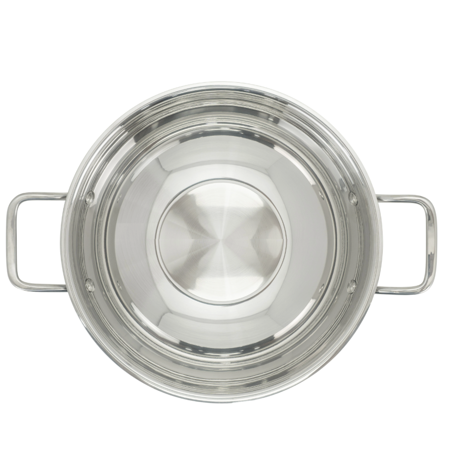 Chảo xào Inox 304 liền khối Kalpen Lager LX32