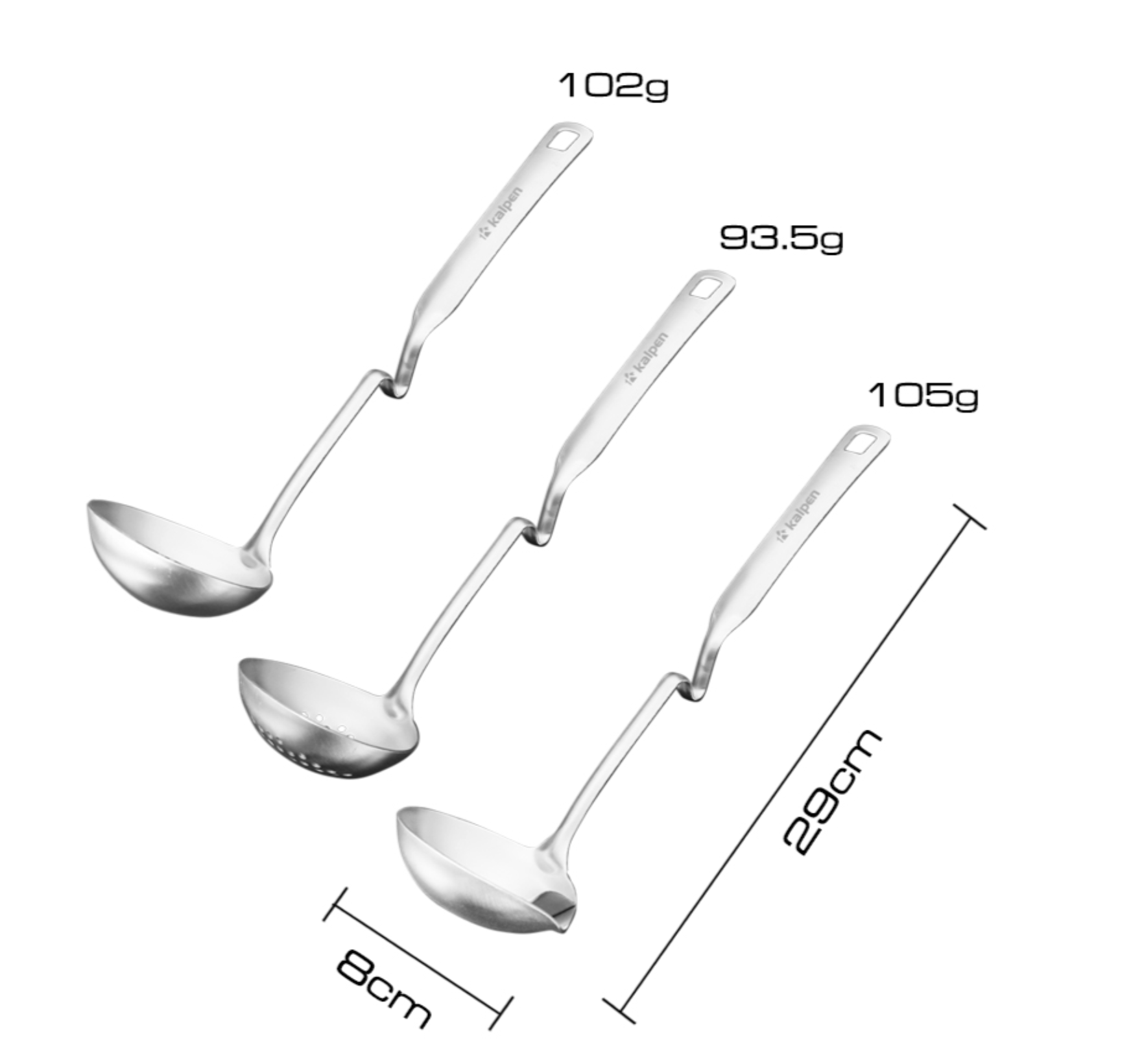 Muôi thủng Inox Kalpen MMT