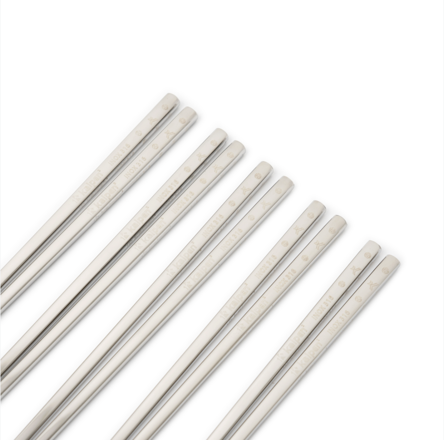 Bộ 5 đôi đũa Inox 316 Kalpen T4