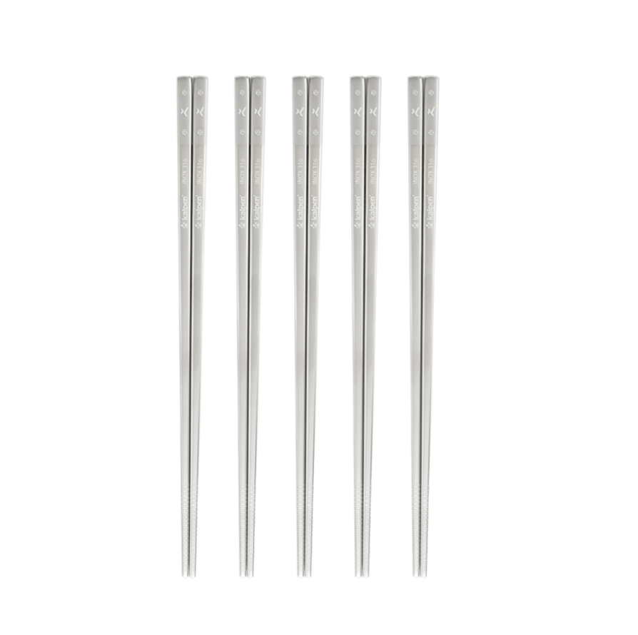 Bộ 5 đôi đũa Inox 316 Kalpen T4