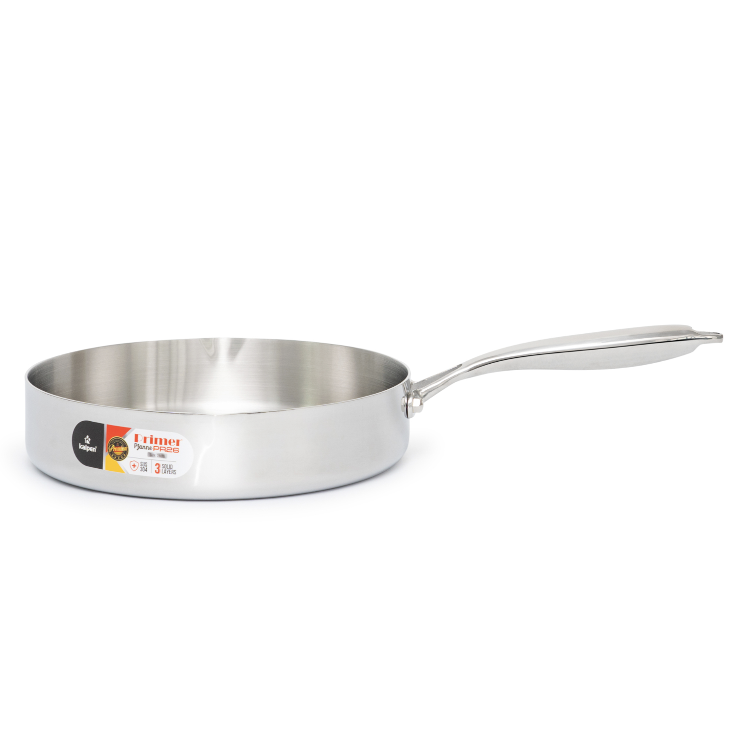 Chảo Inox 304 liền khối miệng rót Kalpen Primer PR28