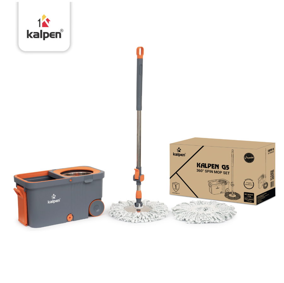 Bộ cây lau nhà xoay 360 độ Kalpen G5