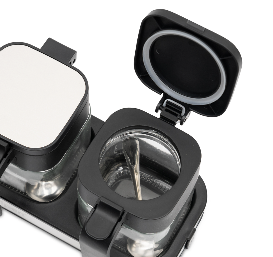 Bộ 3 hộp đựng gia vị thủy tinh Kalpen SB3