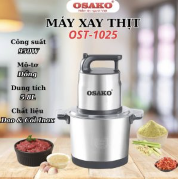 Máy xay thịt công nghiệp Osako OST-1025