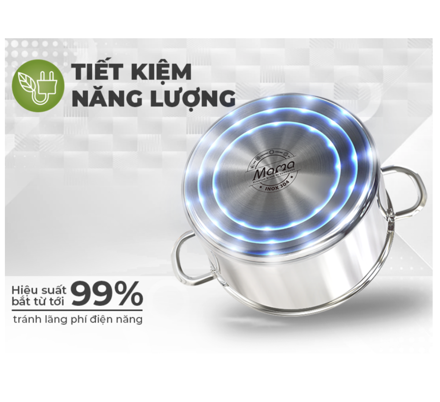 Bộ nồi inox đa lớp Sunhouse Mama SHG701