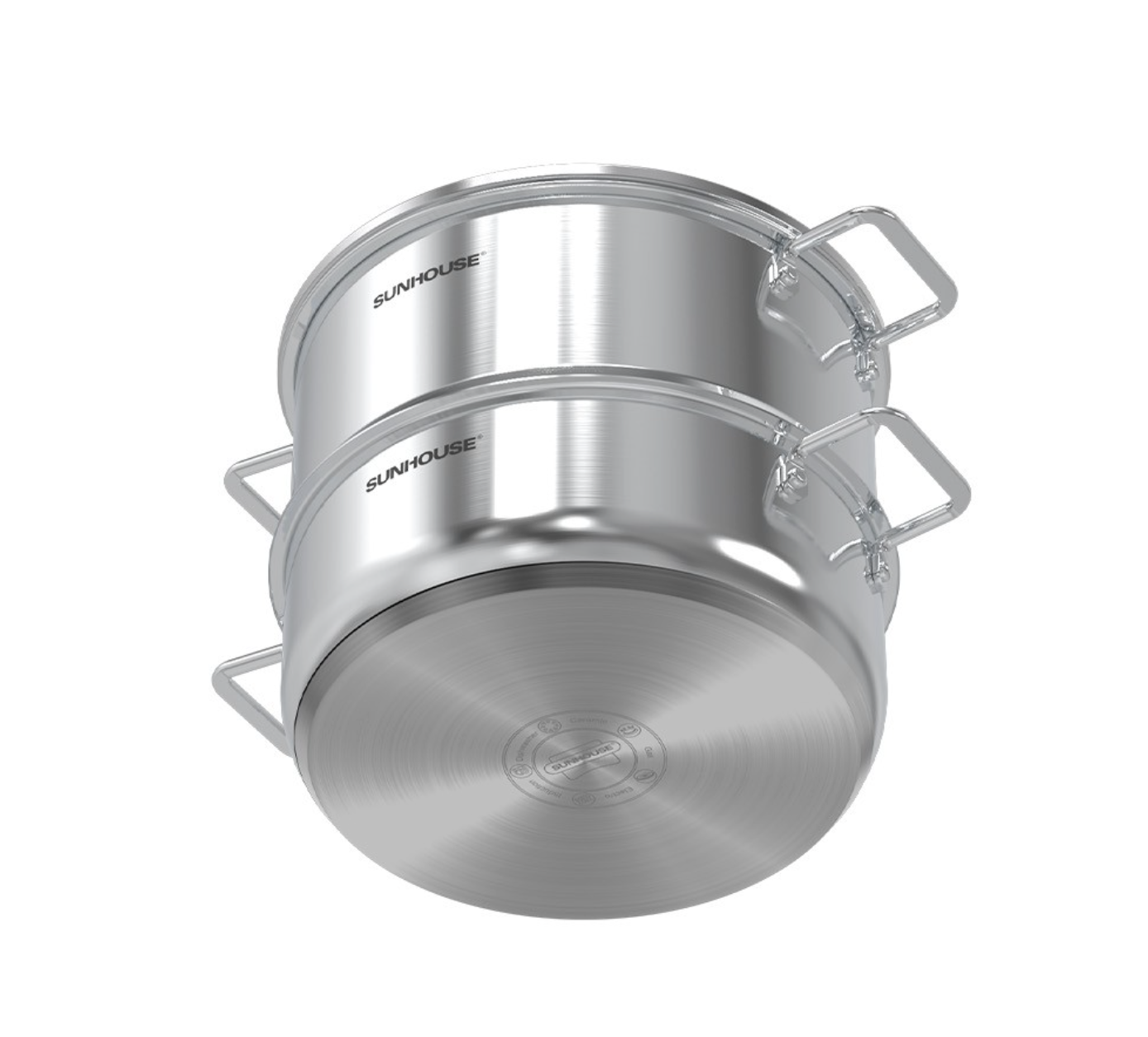 Bộ nồi xửng hấp 3 đáy Sunhouse SHG507-24C