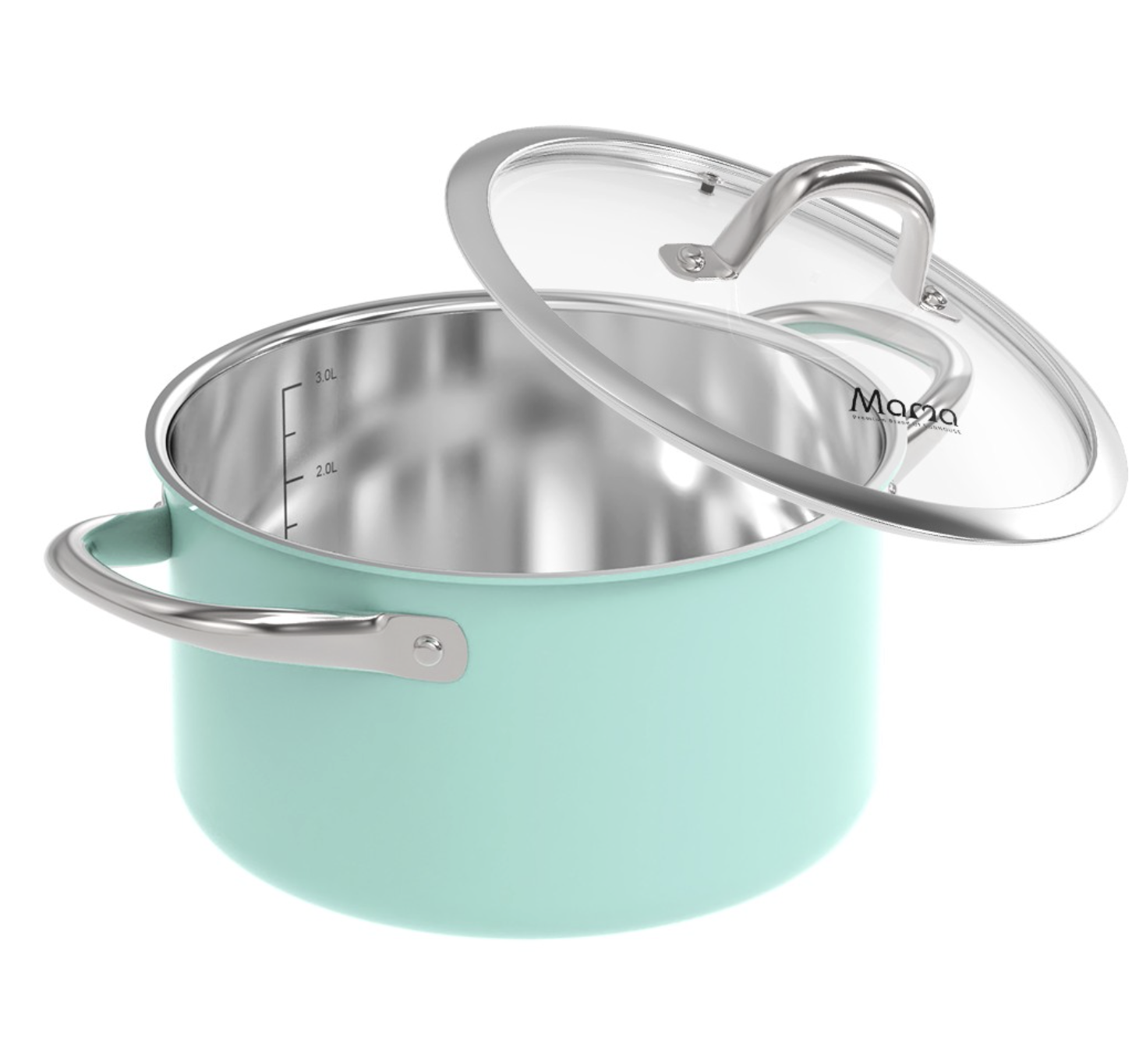 Bộ 2 nồi inox liền đáy Sunhouse Mama SHG702