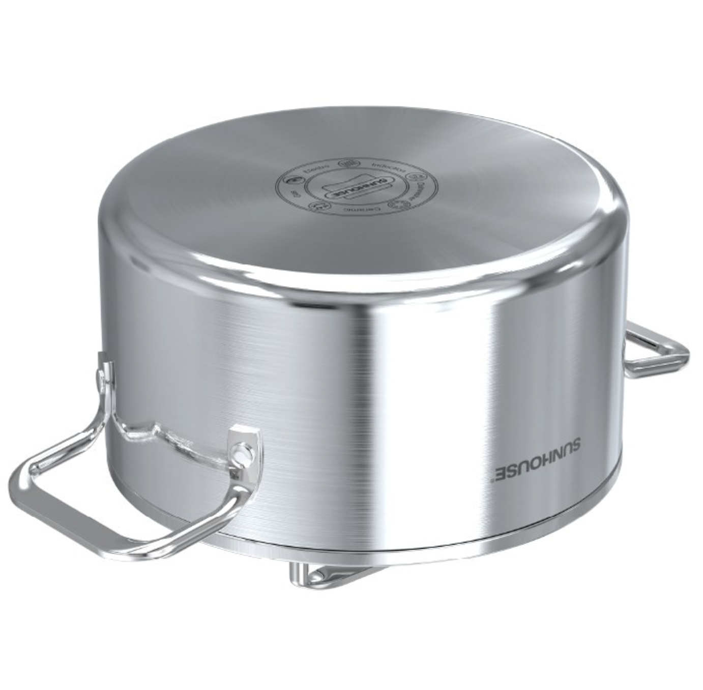 Bộ nồi inox 304 liền đáy Sunhouse Healthy SHG705