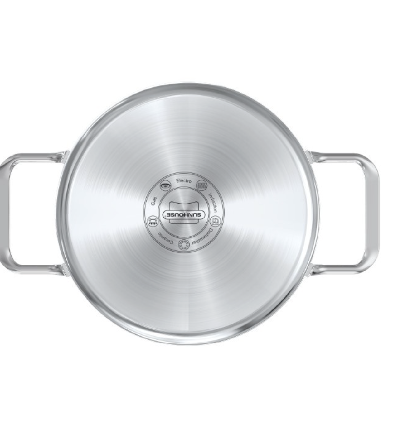 Bộ nồi inox 304 liền đáy Sunhouse Healthy SHG705