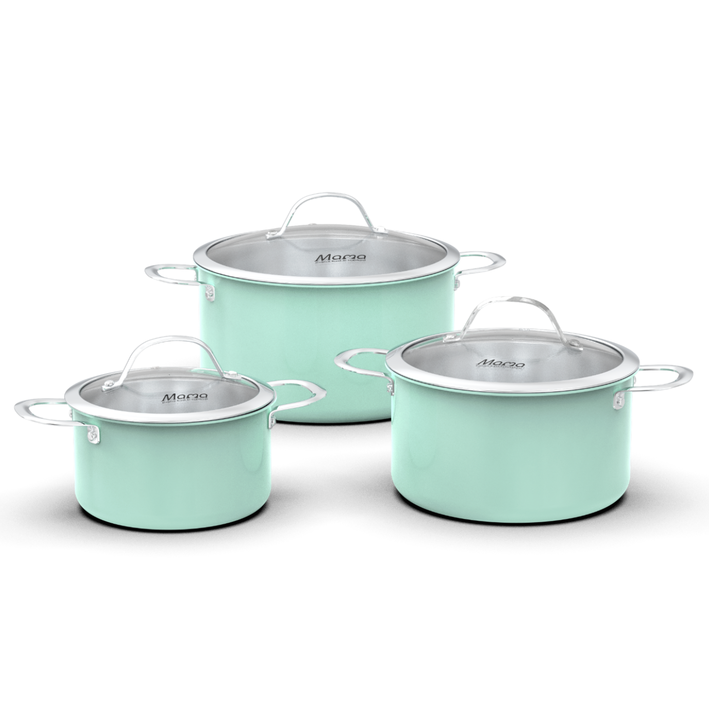 Bộ nồi inox đa lớp Sunhouse Mama SHG708