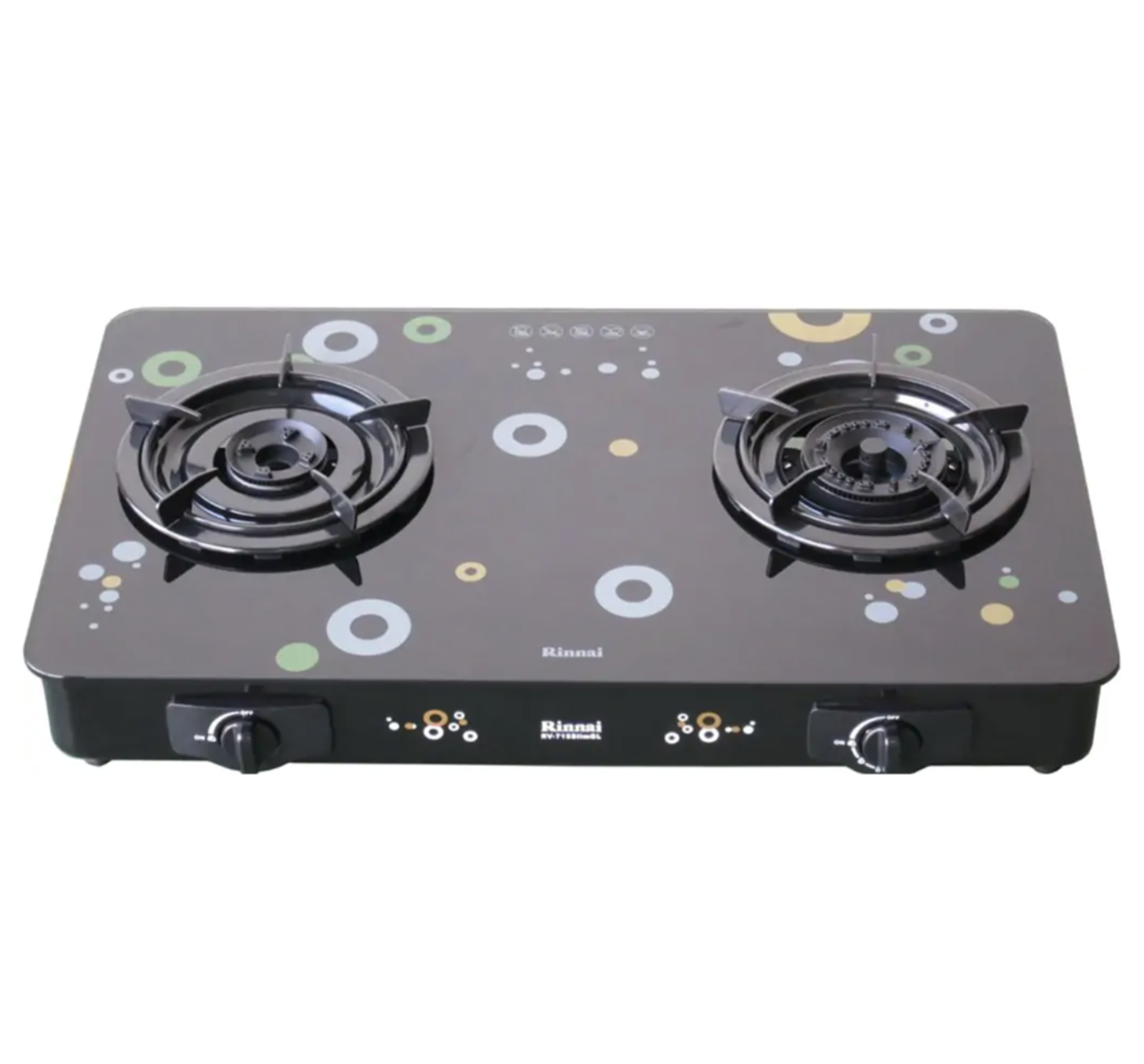 Bếp gas đôi Rinnai RV-715Slim(GL-Bubble)