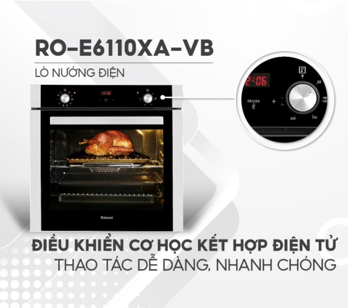 Lò nướng âm tủ Rinnai RO-E6110XA-VB
