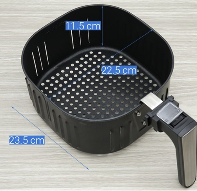Nồi Chiên Không Dầu Lock&Lock EJF357BLK