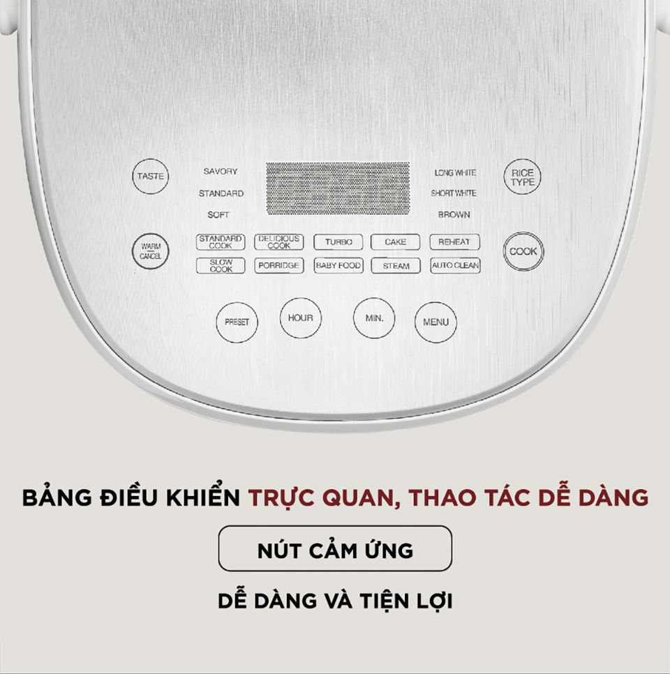 Nồi Cơm Điện Tử Cuckoo CR-0690F/SIWHCRVNCV