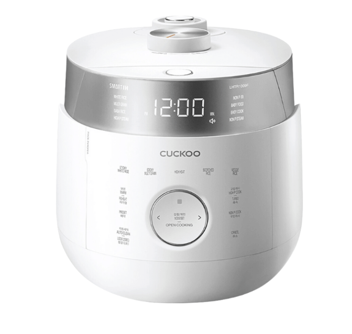 Nồi Cơm Điện Cao Tần Áp Suất Kép Cuckoo CRP-LHTR0609F/WHSIV